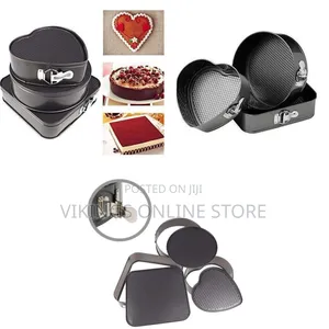 Springform Cake Pan Set - 3 Piece (7, 8, 9 Inch)