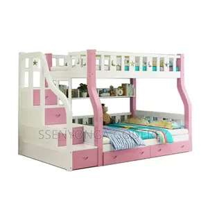 Flame White and Pink Deyka Stripe Bed - 4x6 & 3x6