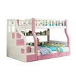 Flame White and Pink Deyka Stripe Bed - 4x6 & 3x6 - 1
