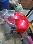 Kids Helmet - Silver, Glossy Finish - 1