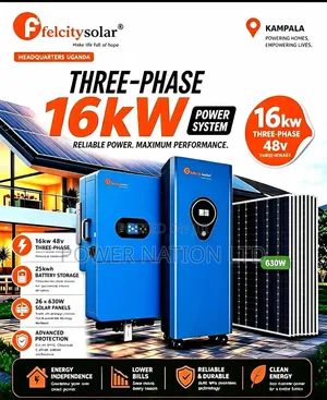 Felicity 25kWh 16kVA 48V Three-Phase Hybrid Solar System