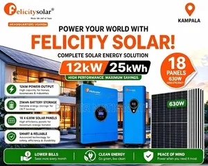 Felicity 25kWh 12kVA 48V Complete Hybrid Solar System