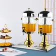 8L Stainless Steel Double Table Juice Dispenser - Silver - 2