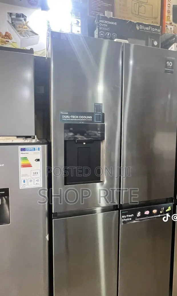 Hisense 610L Side-by-Side 4-Door Refrigerator with WiFi - 1