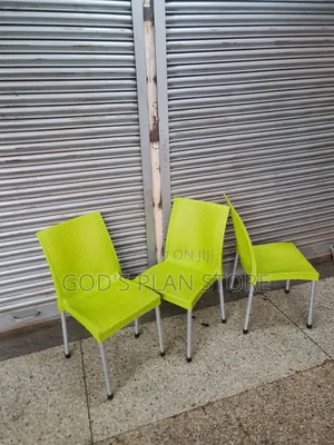 Classic Plastic Garden Chairs - Green