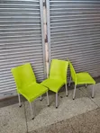 Classic Plastic Garden Chairs - Green - 1