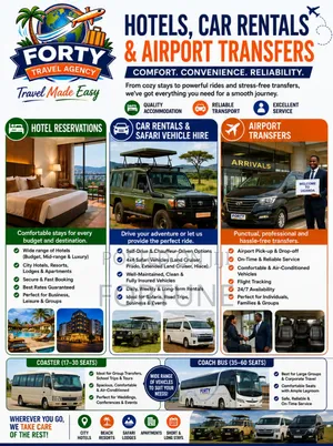 Hotels, Car Rentals & Airport Transfers