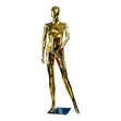 Luxury Full Body Female Mannequins - Gold/Silver - 2