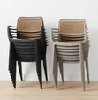 Rattan-Style Plastic Chairs (Set of 4) - 2