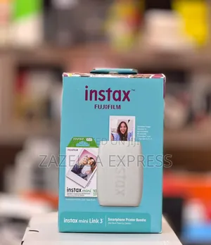 Fujifilm Instax Mini Link 3 Smartphone Printer Bundle with 10 Sheets