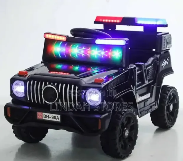 Battery Operated Ride-On Jeep with Remote Control - 1