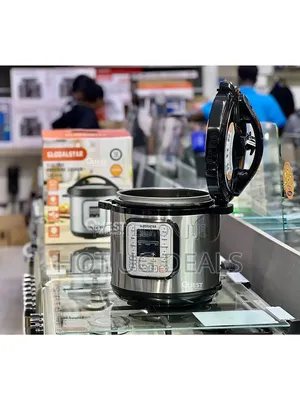6-Litre Digital Electric Pressure Cooker (1000W) with 12 Smart Programs