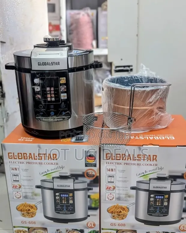 Globalstar 6L Electric Pressure Cooker - GS-608 - 1