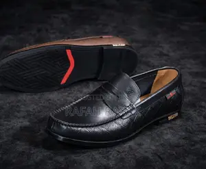 Original Men's Louis Vuitton Leather Penny Loafers