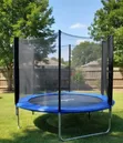 8ft Kids' Trampoline with Safety Enclosure Net - 2