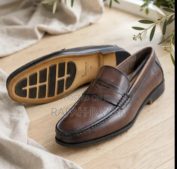 Original Men's Billionaire Leather Penny Loafers - 1
