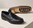Original Men's Classic Black Billionaire Leather Penny Loafers - 2