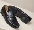Original Men's Classic Salvatore Ferragamo Leather Penny Loafers - 2