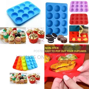 12-Cup Silicone Mini Muffin Pan