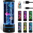 LED Bubble Fish Lamp - Color Changing Sensory Night Light - 2
