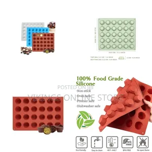 Silicone Peanut Butter Cup Mold - 24 Cavities