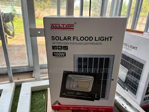 ALLTOP 100W Solar LED Flood Light - Pole/Wall Mount
