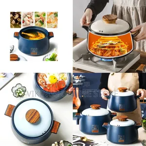 3-Piece Ceramic Casserole Dish Set with Insulated Handles