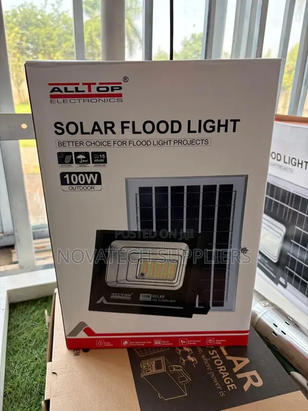 Brand New ALLTOP 100W Solar Security Flood Light - 1