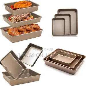 3 Pack Nonstick Baking Sheet Pans