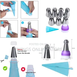 Royale Mesum Russian Ball Piping Nozzles Set (7 Pcs)