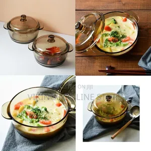 2-Piece Glass Casserole Dish Set, 1L
