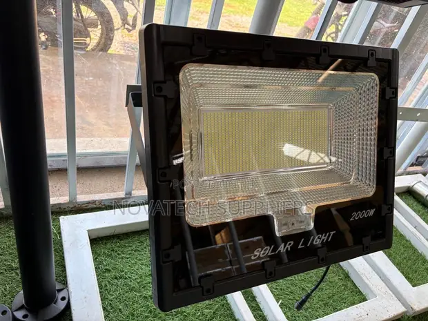 ALLTOP 2000W Outdoor Solar Flood Light with Remote - 1