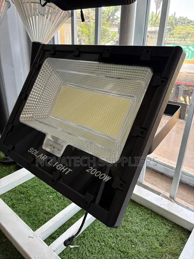ALLTOP 2000W Outdoor Solar Flood Light with Battery - 1