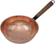 Premium Hand-Hammered Pure Copper Wok Pan with Wooden Handle - 2