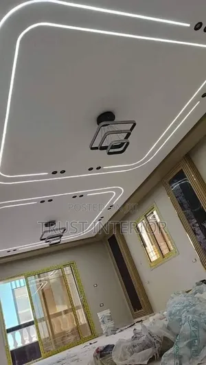 Gypsum Ceiling Installation in Nakwero