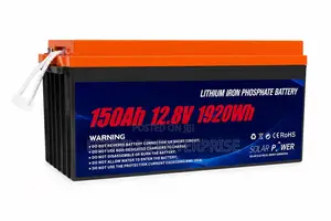 150Ah 12V LiFePO4 Lithium Battery for Solar Backup