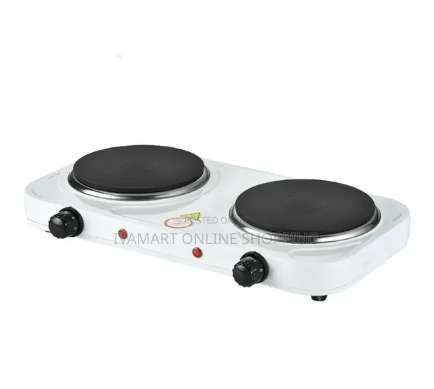 Double Electric Solid Hot Plate - 2 Burners - 1