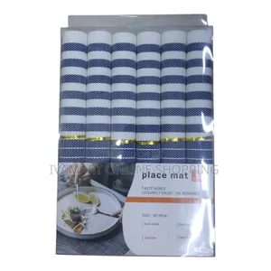 Anti-Slip Table Mats - 6 Pieces, 30x45cm