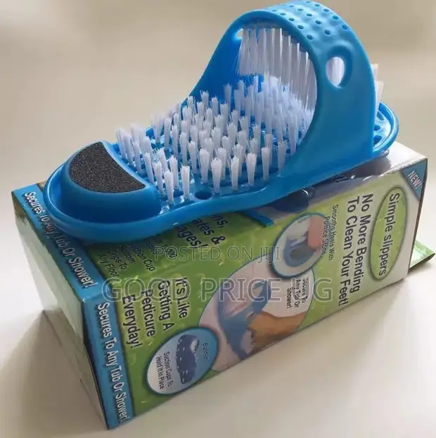 Ergonomic Shower Foot Scrubber and Massager - 1