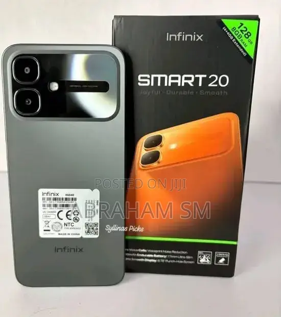 New Infinix Smart 20 128GB Silver - 1