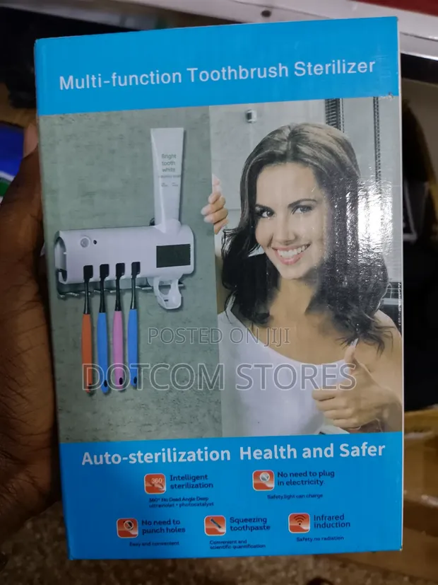 UV Automatic Toothpaste Dispenser & Toothbrush Sterilizer - 1