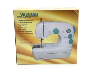 MAC Portable 12-Stitch Sewing Machine with Foot Pedal