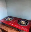 Geepas 2-Burner Glass Top Gas Cooker (GK5602) - 1