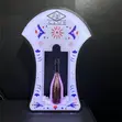 Premium Acrylic LED Lighted Champagne Bottle Presenter - 1