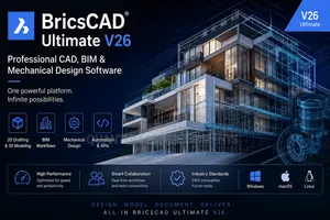 BricsCAD Ultimate 2026: Professional CAD, BIM & Mechanical Design Software