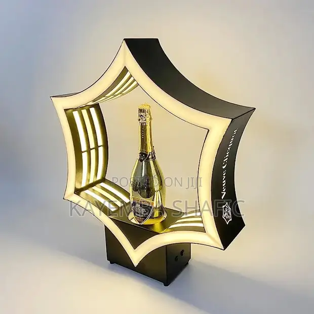 Veuve Clicquot Rechargeable LED Champagne Bottle Presenter Stand - 1