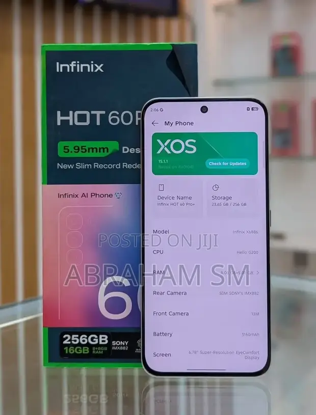 New Infinix Hot 60 Pro+ 256GB White - 1
