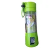 Portable USB Rechargeable Blender (HM-03) - 380ml Green - 2