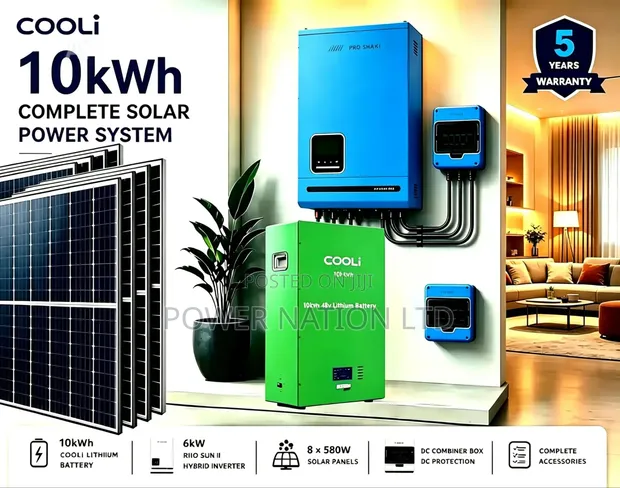 10kWh 6kVA 48V Cooli Hybrid Solar System - 1