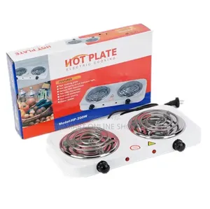 Portable Double Burner Electric Hot Plate - 2000W